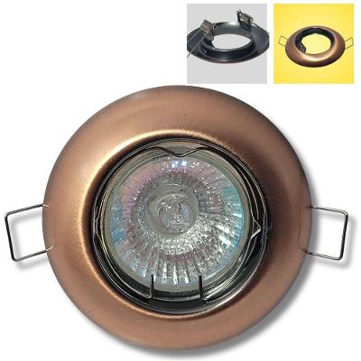 Spot de Embutir Redondo GU10 LED 4,5W Bivolt Bronze Decorshop