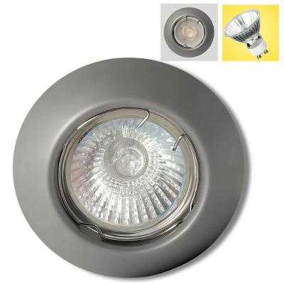 Spot de Embutir Côncavo GU10 Churrasqueira 50W 110V Prata Decorshop