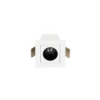Spot de Embutir LED Ashok 2W 4000K Alto IRC 90 24 graus  Branco e Preto Astraled