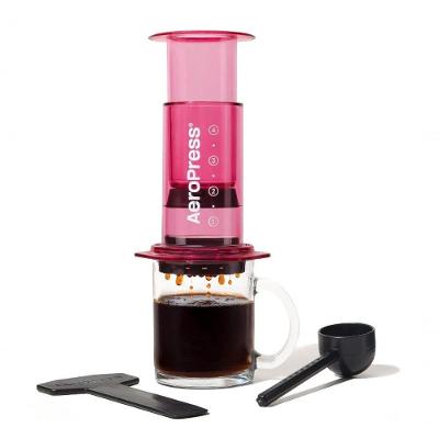 Suporte para Filtrar Café Aeropress Plástico Compacto Leve Rosa