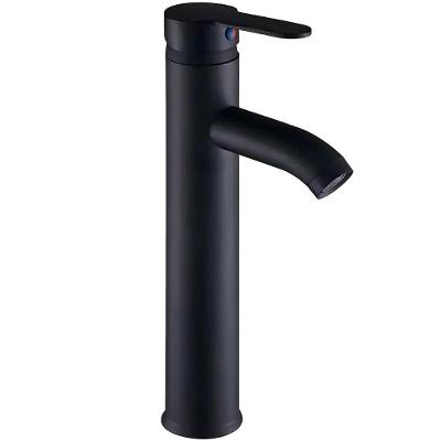 Torneira Monocomando de Mesa BSL3734 Aço Inoxidável com Aerador Fosco Preto Braslu