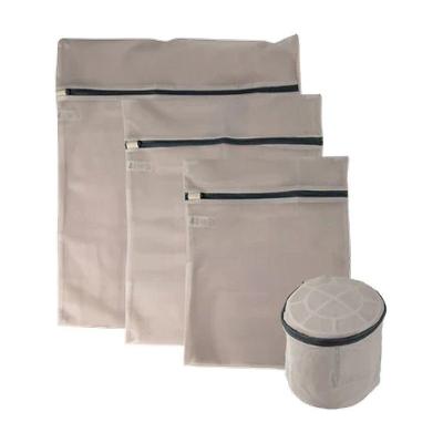 Kit Sacos para Lavar Roupas e Sutiãs 4 Peças Tela Respirável Ou
