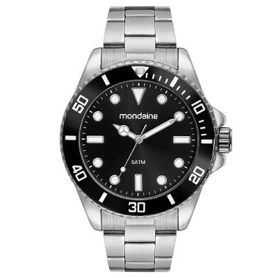 Relógio Masculino 32549G0MVNE1 Analógico Aço Inox Prata Mondaine
