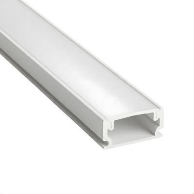 Perfil Sobrepor para Fita LED Axis 2 Metros para Iluminacao Linear Branco Taschibra