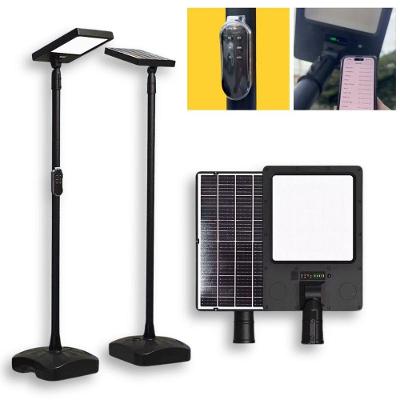 Poste Solar Luminária LED 500W IP65 Bluetooth 2,5m Clik House