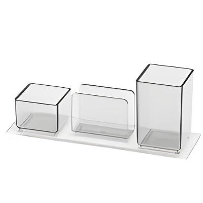 Porta Documentos Acrimet Trio Simples Modelo 940.3 Poliestireno Transparente Cristal