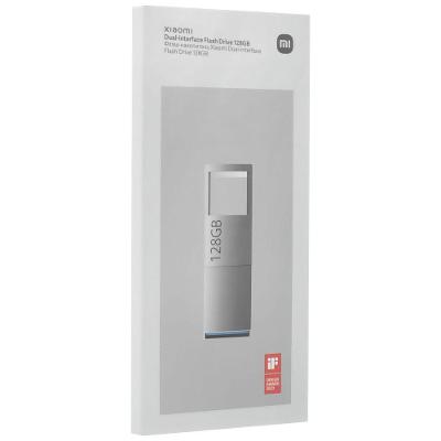 Pendrive Xiaomi XMUP21YM 128GB USB-C e USB 3.2 Prata