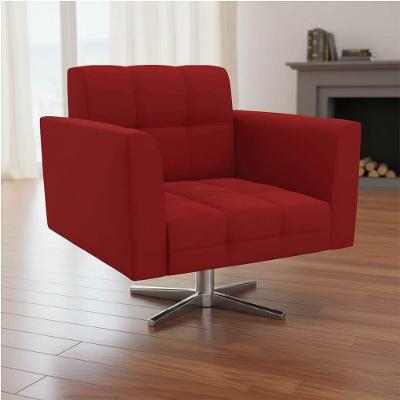 Poltrona Elisa Decorativa Giratória Veludo Marsala Espuma D26 Sala D'Rossi