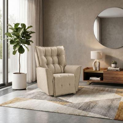 Poltrona do Papai Massageadora Reclinável Conforto Verde Mobília Decor