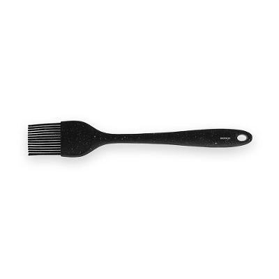 Pincel de Silicone Flex 28CM Resistente a 200 graus C Cozinha Preto Brinox