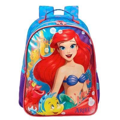 Mochila Infantil Xeryus Ecolar Sereia Ariel 13062 Poliéster 19L