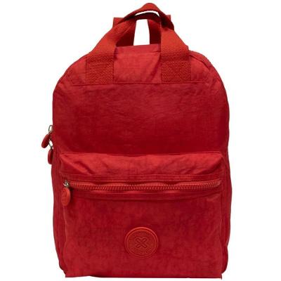 Mochila Xeryus Trendy Crinkle 27cm X 35cm X 13cm Vermelha Juvenil