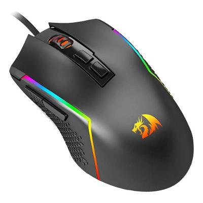 Mouse Gamer Trident Lite M613-RGB 8000 DPI 7 Botões RGB Preto