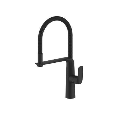 Misturador para Cozinha Monocomando Latão Fosco Matte Black Slim