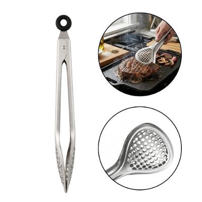 Pegador de Alimentos BS40778 Aço Inoxidável Multiuso 27CM Prata Baker's Secret