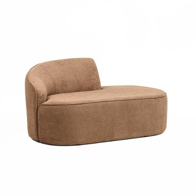 Sofá Eron 3 Lugares 180CM Caramelo Bouclé