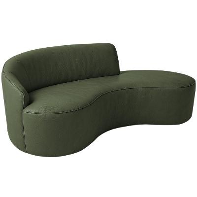 Sofá Eron 3 Lugares Curvo 180CM Verde Nexta Casa