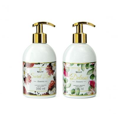Kit 2 Sabonetes Cremosos Secret Love e Deluxe Flowers 350ML Naturrê