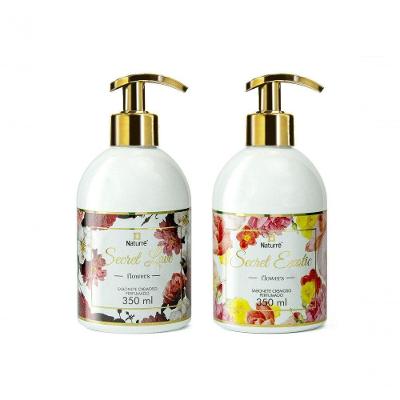 Kit 2 Sabonetes Secret Love Flowers e Exotic Flowers 350ML Naturrê