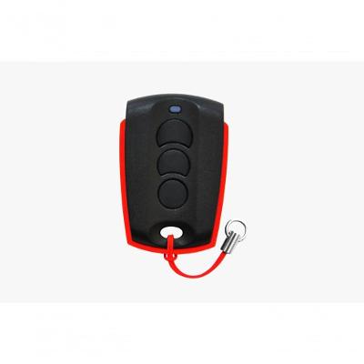 Controle Remoto Chaveiro Hombrus BIT Code Learn 433MHz 3 Botões Vermelho