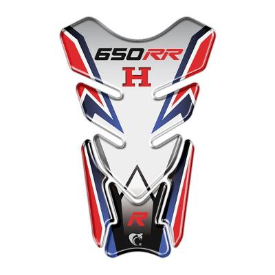 Protetor de Tanque Resinado Honda CBR 650RR Branco 3D Teu Adesivo