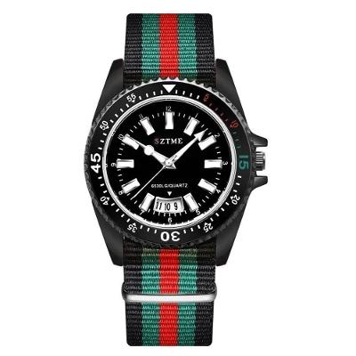 Relogio Unissex de Aco com Pulseira de Nylon Preto Unico Versatil para Dia a Dia Elashopp
