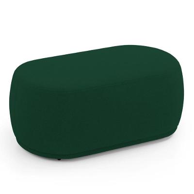 Puff Orgânico Molly 02 Lugares Madeira Suede Verde Desk Design