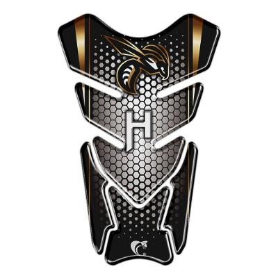 Protetor de Tanque Resinado Honda Hornet Dourado PVC 3D Teu Adesivo