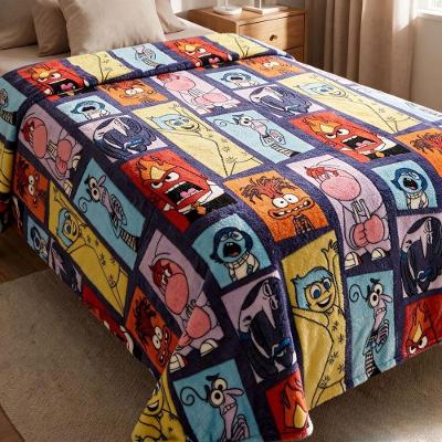 Manta Infantil Soft Fun 150x200CM 100% Poliéster Macio Roxo Jolitex