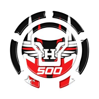 Protetor Resinado Bocal CB 500 Asa Preto 3D PVC Teu Adesivo