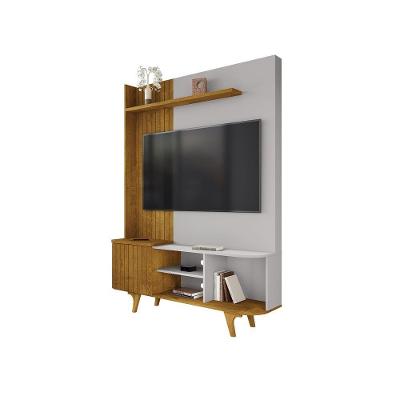 Home Corumbau Naturalle Fresado 136CM MDF Off White Bechara Móveis