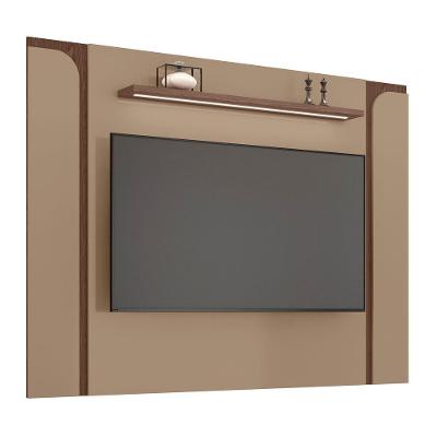 Painel para TV Maresias 180CM MDP Fendi com Carvalho Bechara