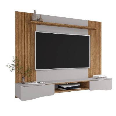 Painel Búzios 170CM MDF com Nicho Cinamomo e Off-white Bechara Móveis