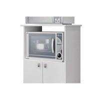 Balcão Multiuso Cozinha AM1010 c/ 2 Portas e Nicho p/ Microondas 56cm Branco - Movelbento - 5