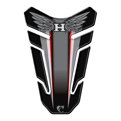 Protetor de Tanque Moto Universal Resinado 3D Vermelho Resistente UV