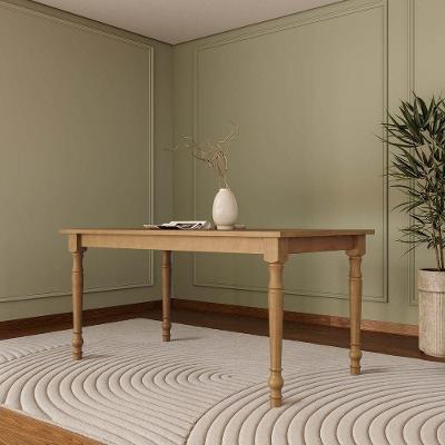 Mesa de Jantar Rubi 8979FN Retangular MDF 160CM Freijó Finestra