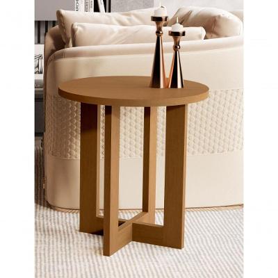 Mesa Lateral 8002 Luxo Nature Quadrada Madeira 50CM Amadeirado