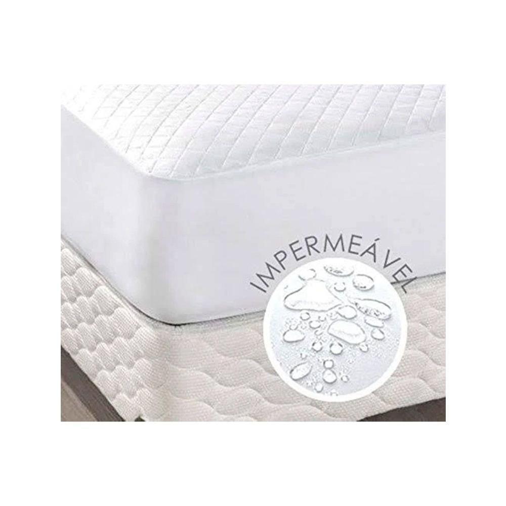Protetor Colchão Casal Flor de Algodão Impermeável (140x190) - Fibrasca - 2