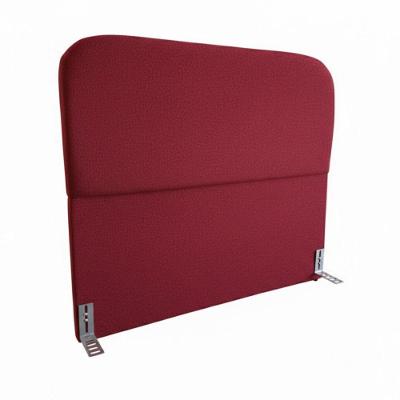 Cabeceira Queen 160cm Orgânica Eucalipto Veludo Vermelho Click Home
