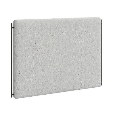 Cabeceira Queen Parise Box 160cm MDF Linho Cinza Claro Nexta Casa