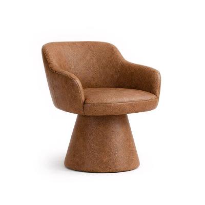 Cadeira de Jantar Jade Base Cone em Corano Caramelo Nexta Casa