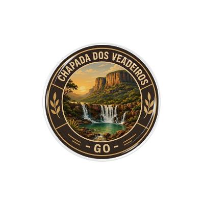 Adesivo Resinado 3D Chapada dos Veadeiros GO Decorativo Teu Adesivo