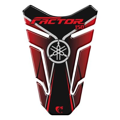 Adesivo Protetor de Tanque Resinado 3D Factor Vermelho 150 Universal