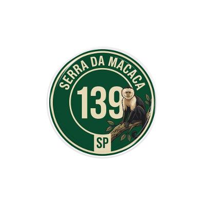 Adesivo Resinado Decorativo Serra da Macaca SP 139 Acabamento 3D Teu Adesivo