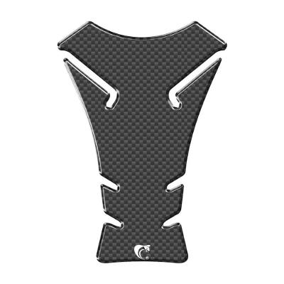 Adesivo Protetor de Tanque Moto Resinado 3D Liso Grafite Universal Carbono