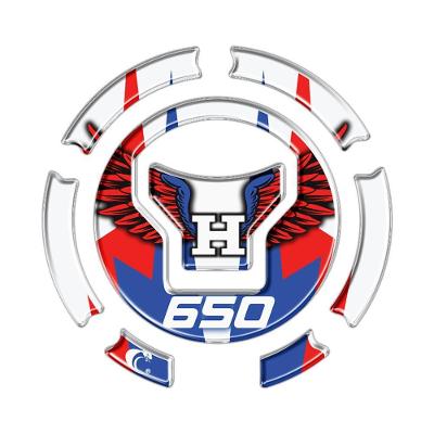 Adesivo Resinado Bocal CB 650 Asa Azul 3D PVC Teu Adesivo