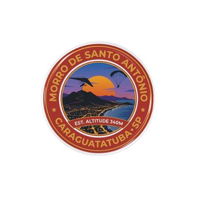 Adesivo Resinado Morro do Santo Antônio Caraguatatuba 3D PVC Teu Adesivo