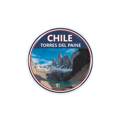 Adesivo Resinado Torres Del Paine Chile 3D PVC Teu Adesivo