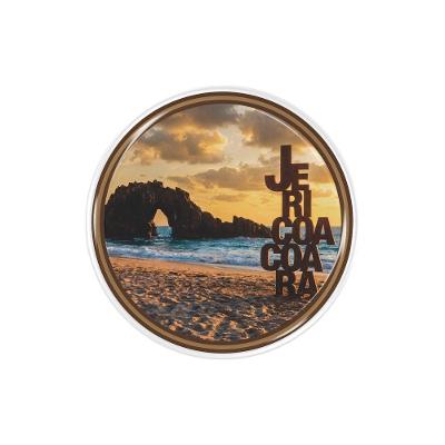 Adesivo Resinado Turístico Jericoacoara 3D PVC Autocolante Teu Adesivo