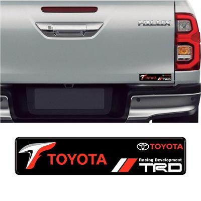 Adesivo TRD Toyota Hilux Resinado 15x3,3cm Vinil Brilho Teu Adesivo